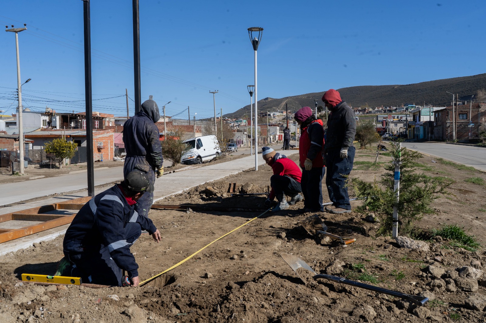 Se intensifican las tareas de reacondicionamiento en espacios públicos